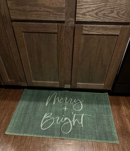Merry & Bright kitchen rug 🎄✨ from Target 🎯 holiday home decor / kitchen / rugs 

#LTKhome #LTKunder50 #LTKHoliday