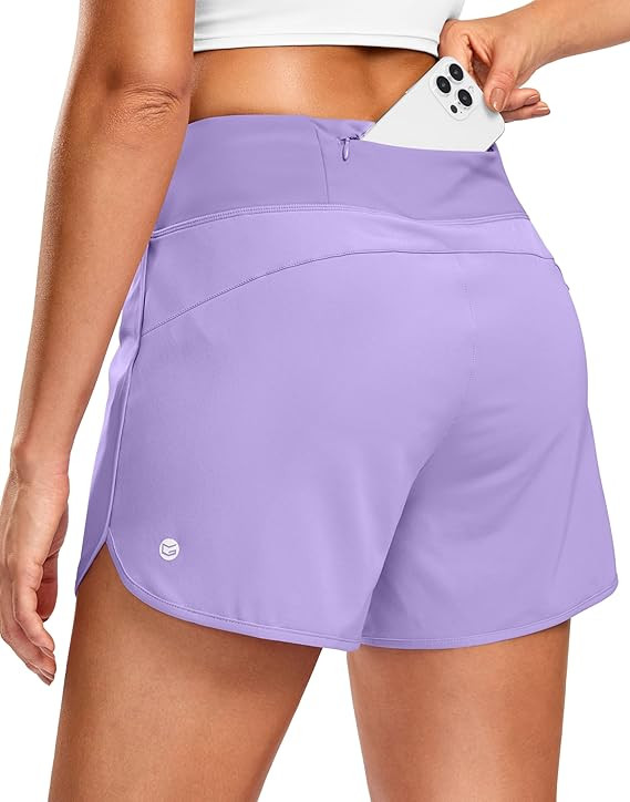 G Gradual Women's Running Shorts with Mesh Liner 3" Workout Athletic Shorts for Women with Phone ... | Amazon (US)