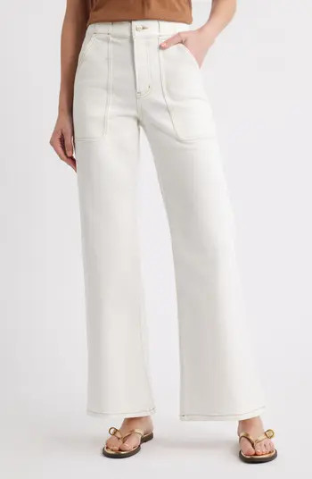 FRAME The Modern Pocket Wide Leg Jeans | Nordstromrack | Nordstrom Rack
