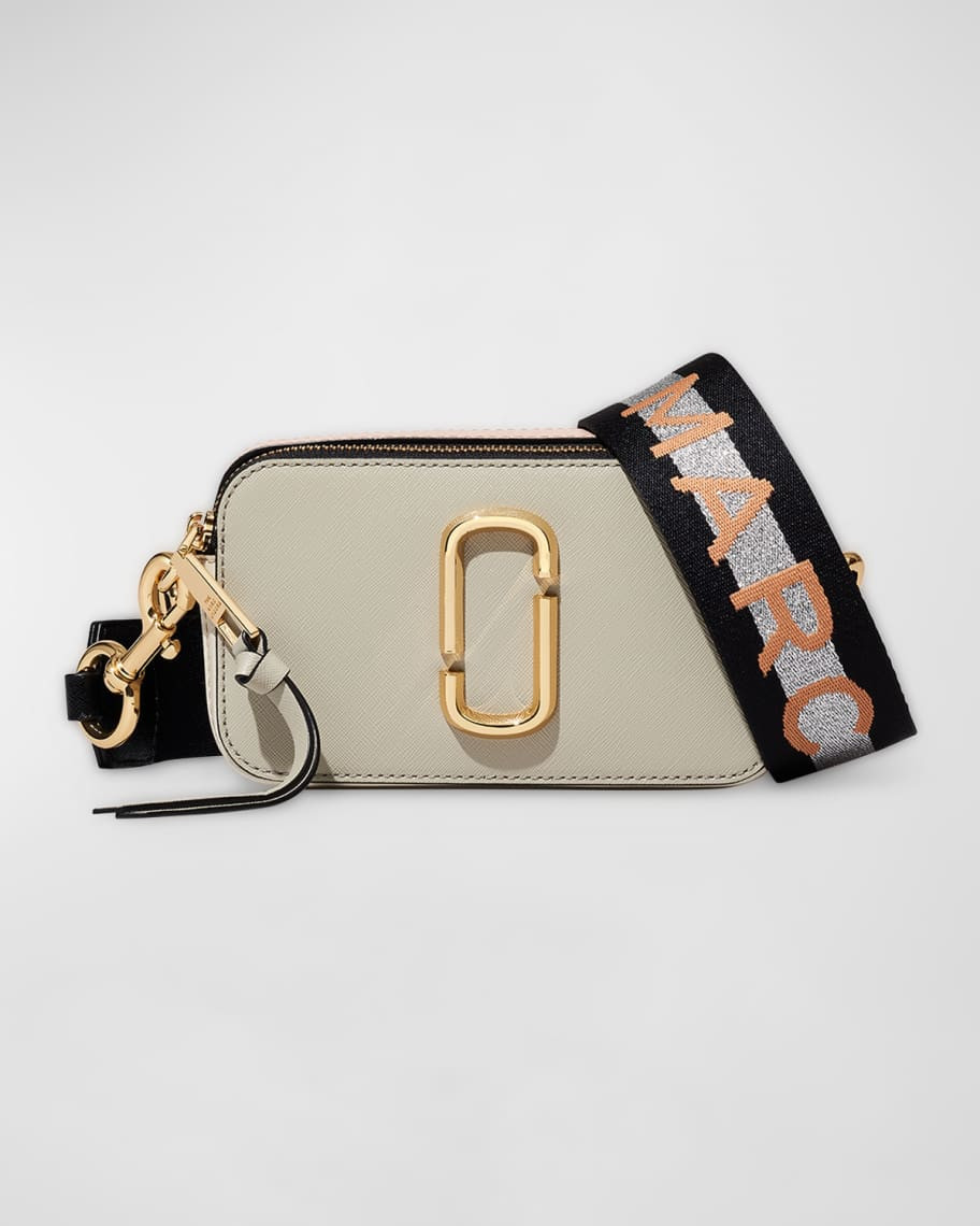 Snapshot Coated Leather Camera Bag | Neiman Marcus