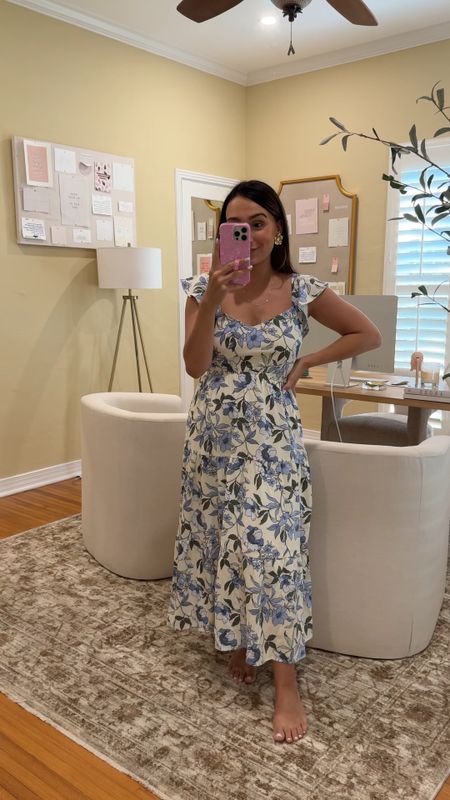 Use code LAURENPATAO15 for 15% off! Perfect spring and summer midi dress. Wearing a small  

#LTKFindsUnder100