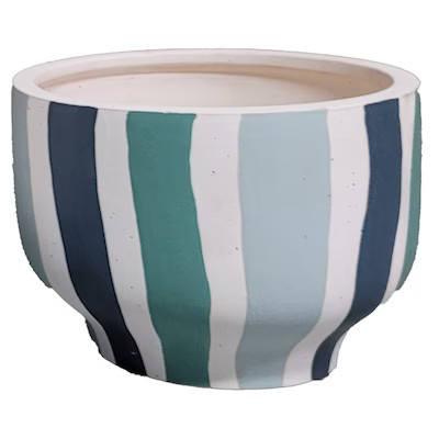 Origin 21 7.87-in x 5.91-in Multi-colored Ceramic Planter with Drainage Holes | Lowe's