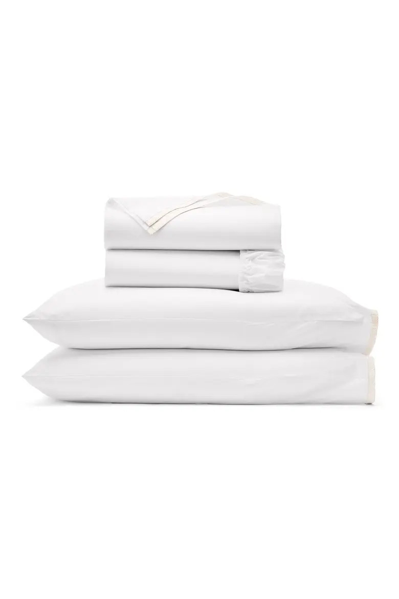 Framed Organic Cotton Percale Sheet Set | Nordstrom | Nordstrom