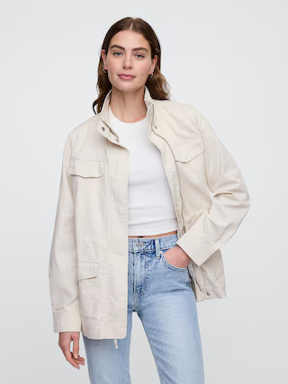 Canvas Utility Jacket | Gap Factory