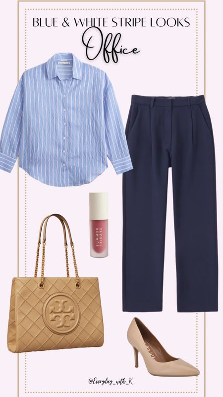 Blue and White Stripe Looks: Office Stylee

#LTKfindsunder100 #LTKstyletip #LTKworkwear