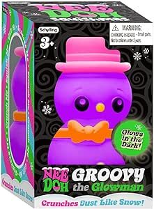 NeeDoh - Groovy The Glowman - Satisfying Snow-Like Crunch - Soft Sensory Fidget Toy - Collectible... | Amazon (US)