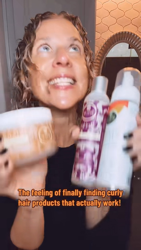 Gen Xers who struggled in the 80's & 90's with curls and now you finally find products that work! #curlyhair #genxhair #curlygirlproblems #curlygirlapproved 

#LTKOver40 #LTKBeauty #LTKStyleTip