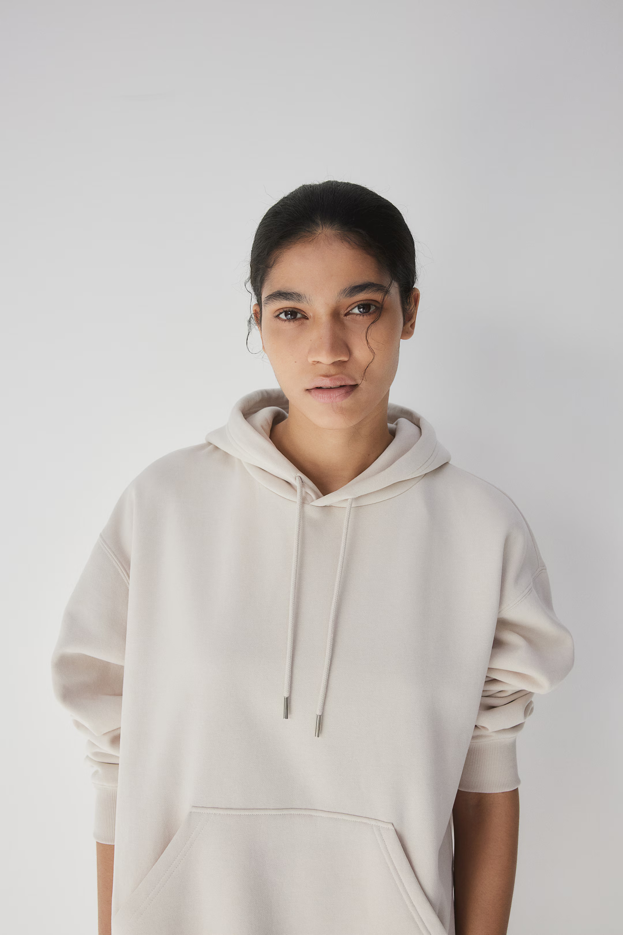 Hoodie - Light beige - Ladies | H&M US | H&M (US + CA)