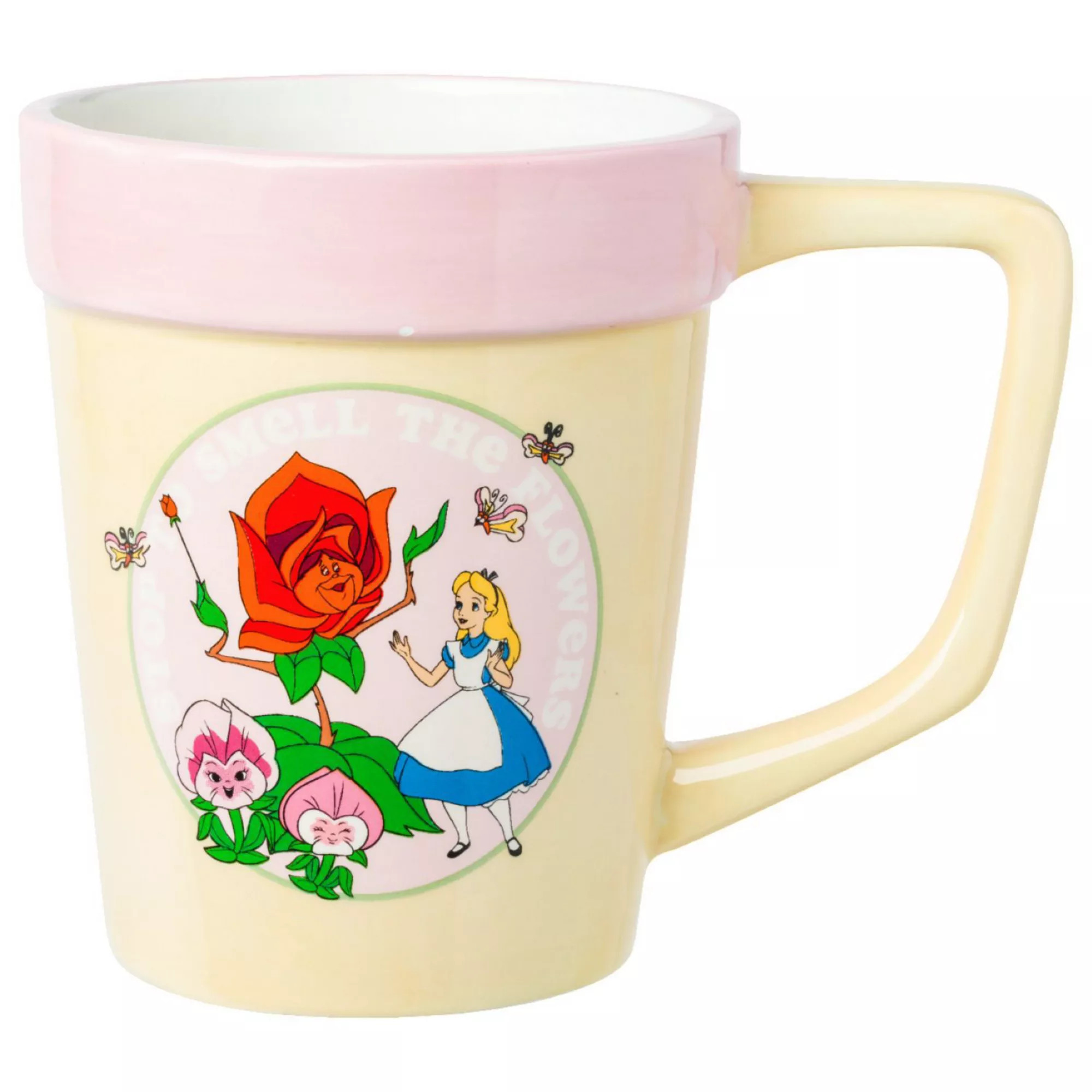 Silver Buffalo Disney's Alice in Wonderland Smell The Flowers Ceramic Mug | Kohl's