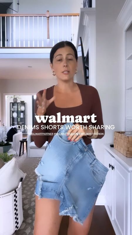 DENIM SHORTS

• sized up twice in the Levi’s 
• wearing my true size in the Sofia’s

#WalmartPartner #WalmartFashion 
#walmartfinds #walmartstyle #walmarthaul

#LTKstyletip #LTKfindsunder50