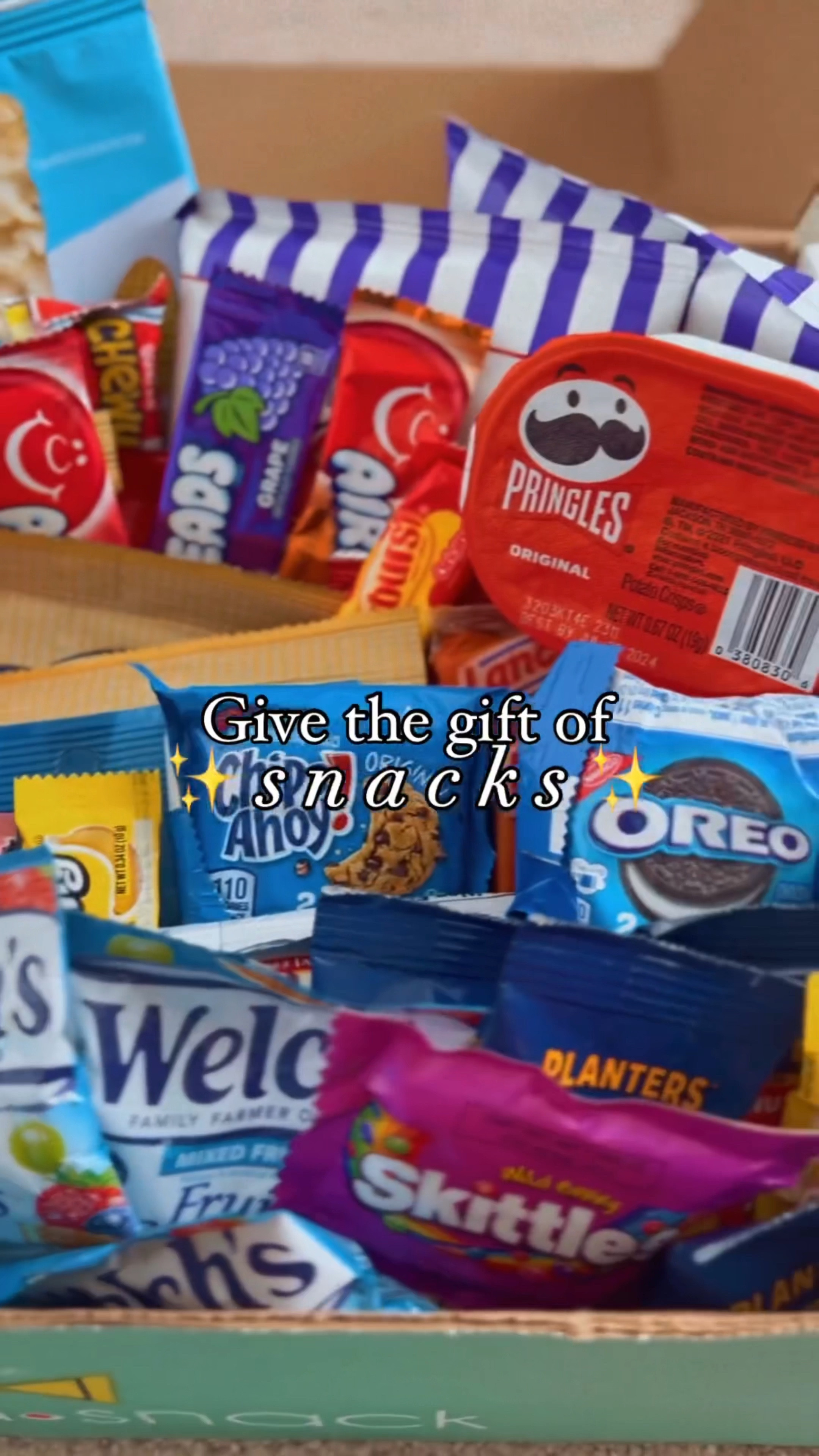 Give the gift of snacks! Someone you love will thank you for it 😋🤍 you can order this care package directly from Amazon! 

#founditonamazon #nutcravings #snackbox 

#LTKVideo #LTKU #LTKGiftGuide