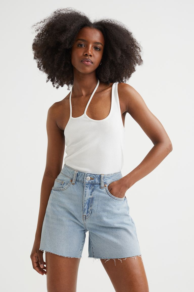 Denim Shorts High Waist | H&M (US + CA)