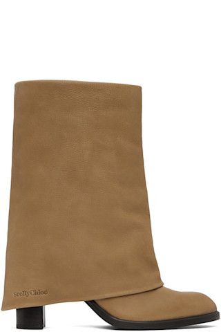 Tan Melia Boots | SSENSE