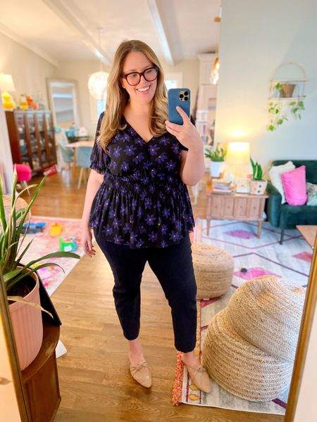 Outfit yesterday! Love this shirt, everything about it. Runs true to size I have it in the 2X. The pants are amazing, from Spanx use code ASHLEYDXSPANX for a discount! They’re machine washable and worth every penny. 

#LTKworkwear #LTKcurves #LTKunder50