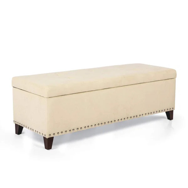 Narelle Upholstered Flip Top Storage Bench | Wayfair North America