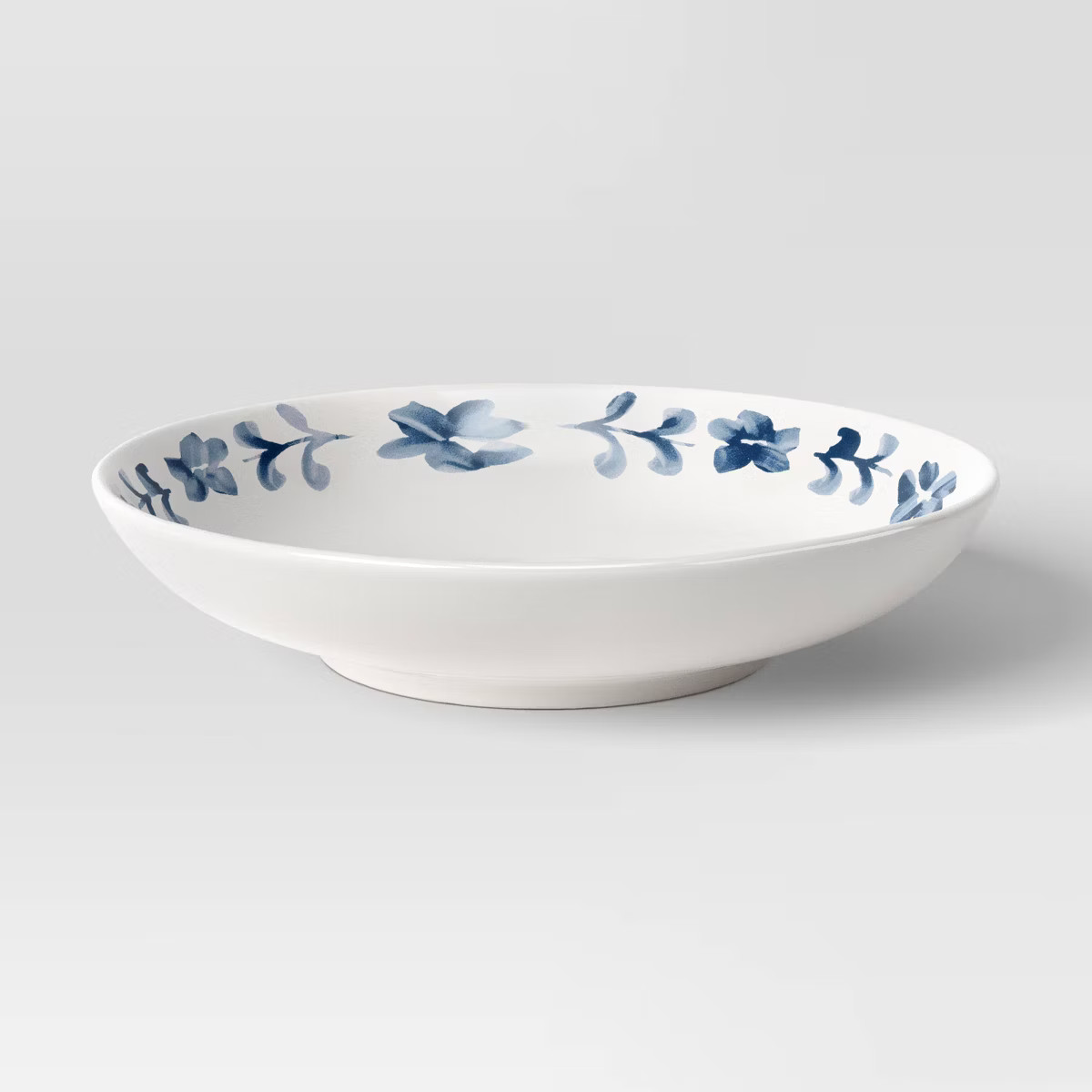 36 fl oz Stoneware Dinner Bowl Blue Floral - Threshold™ | Target