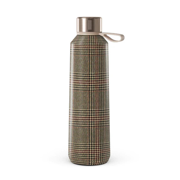 Favorite Coat - Plaid Water Bottle | BURGA