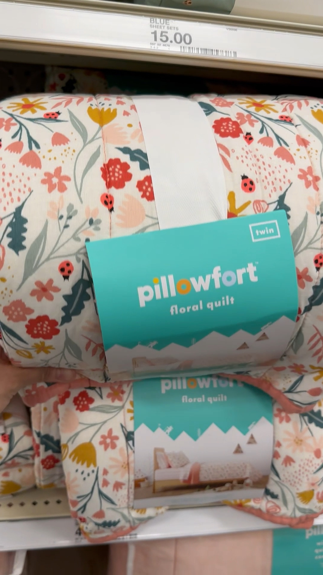 Floral cotton quilt from Pillowfort, so cute! #girlsroom #targethome #kidsroom 

#LTKfamily #LTKhome #LTKbump