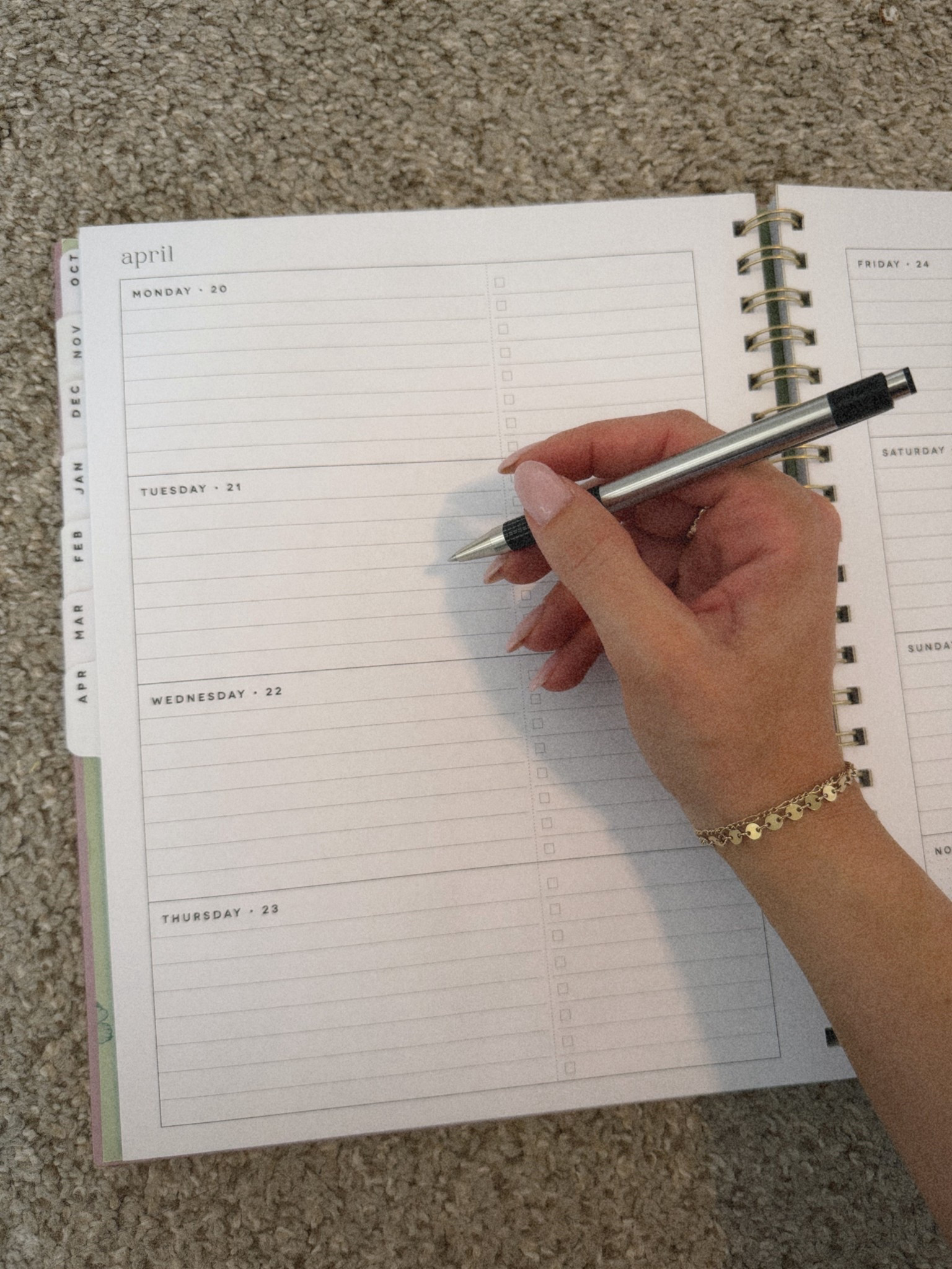 I’m still a pen and paper girl. I’ve tried a lot of planners and the happy planners are my fav 💛 

#LTKMothersDay #LTKfitnessgoals #LTKmorningroutine