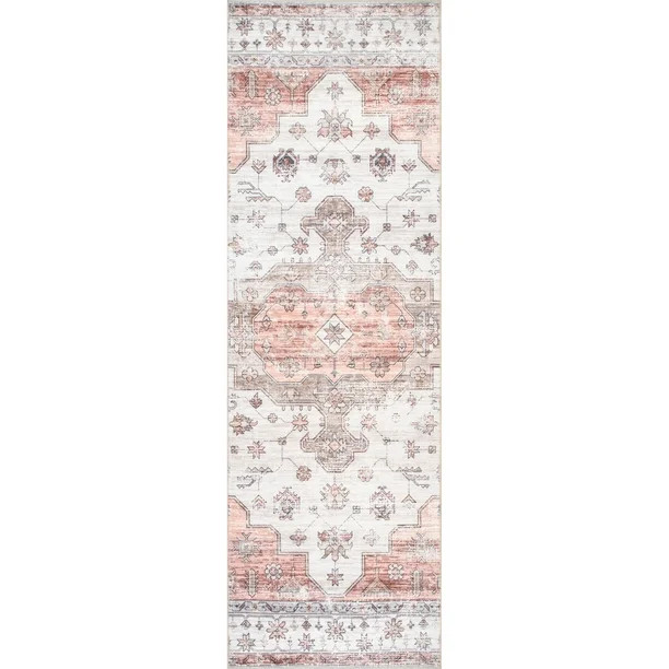 nuLOOM Banks Machine Washable Faded Vintage Area Rug - Walmart.com | Walmart (US)