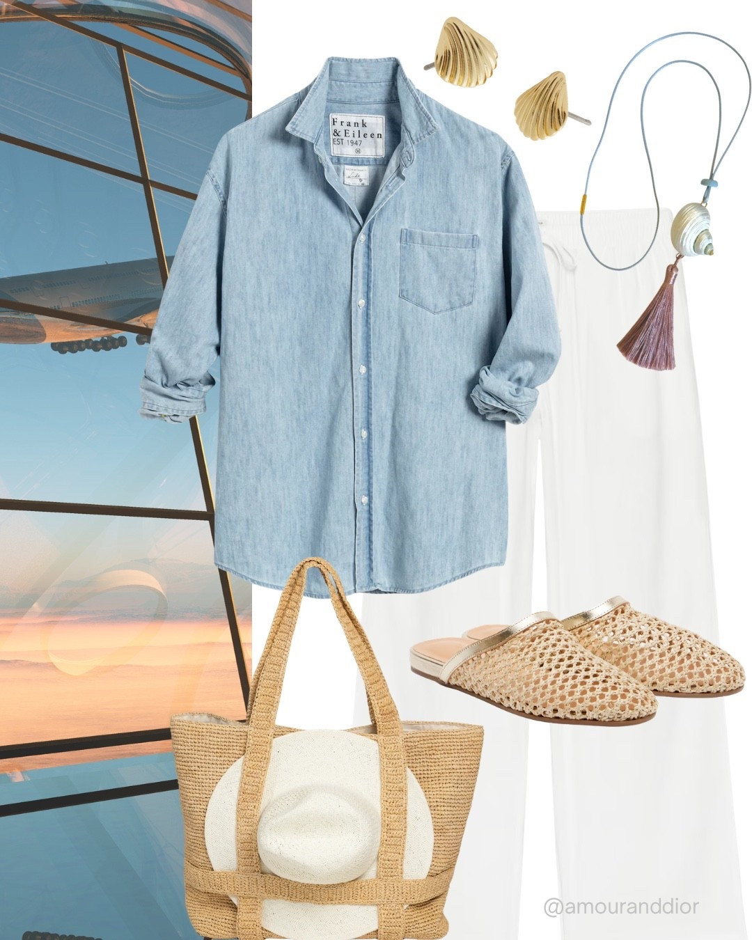 Summer travel outfit idea ✈️ airport outfit

#LTKTravel #LTKOver40 #LTKSeasonal