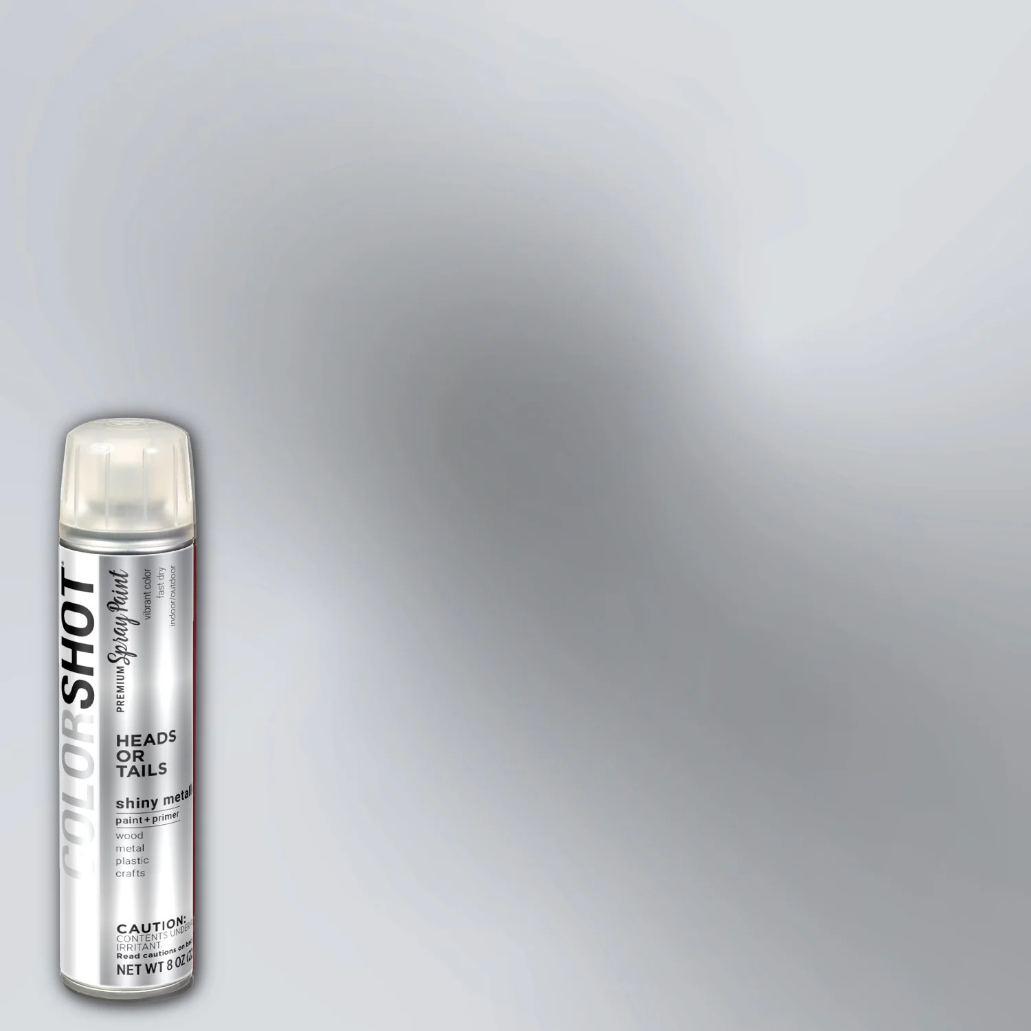 COLORSHOT Premium Metallic Heads or Tails Spray Paint - 8 oz. - Silver | Walmart (US)