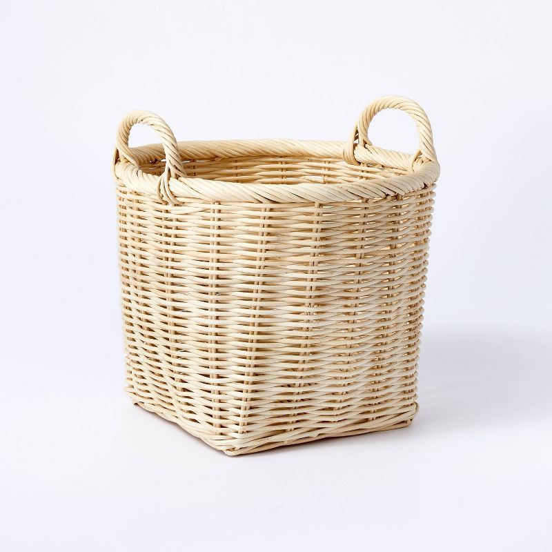 Small Rattan Basket with Handles - Threshold&#8482; designed with Studio McGee | Target