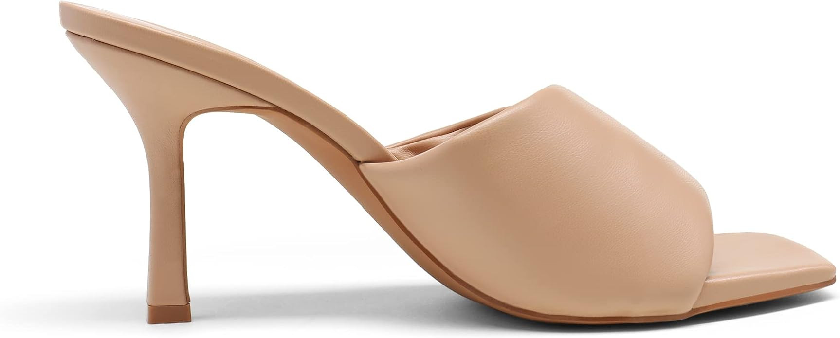 DREAM PAIRS Women’s High Stilettos Heels Mules Open Square Toe Slip On Comfort Sexy Dress Pumps... | Amazon (US)