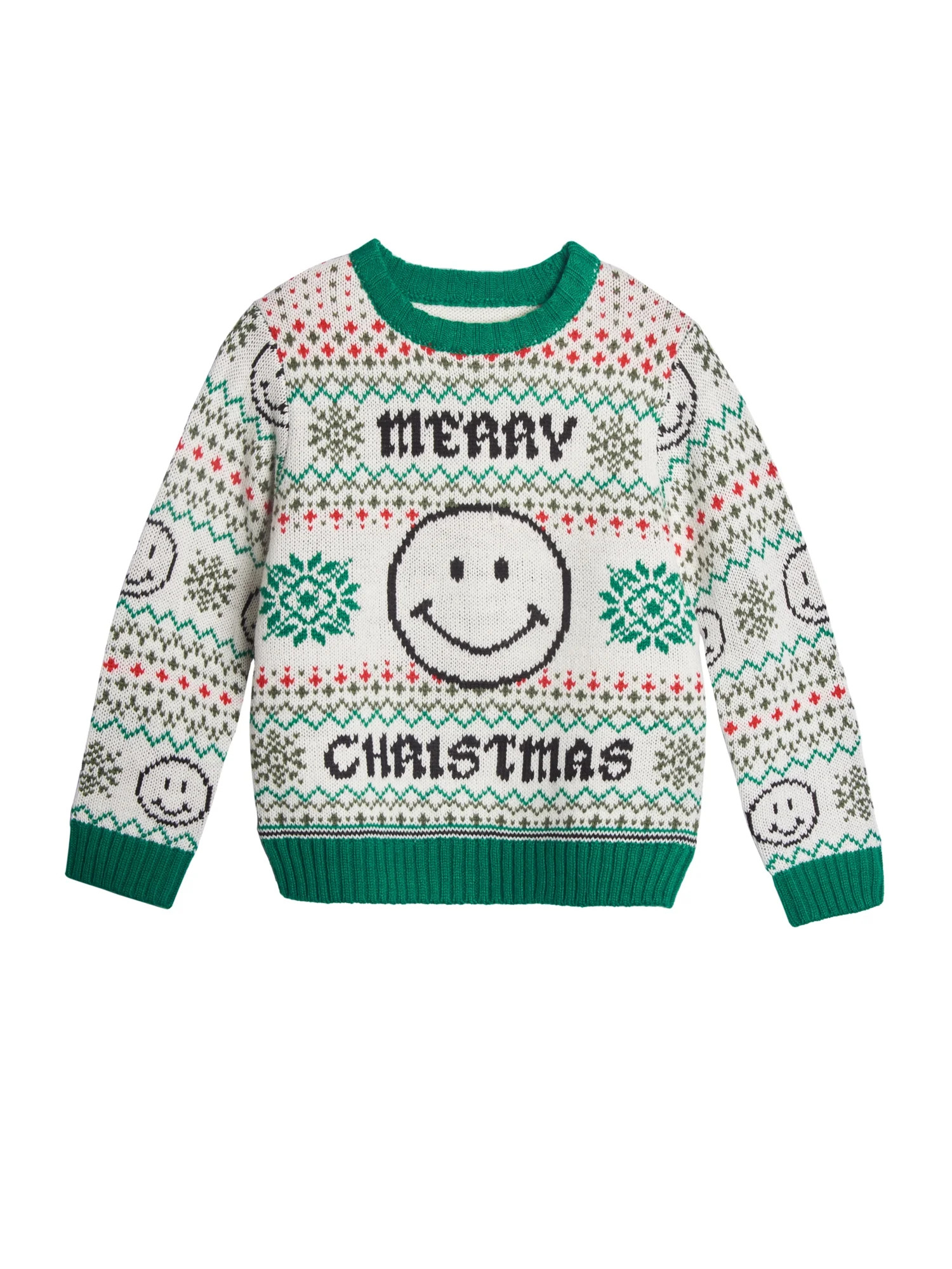 Holiday Time Toddler Boys Christmas Sweater, Sizes 2T-5T - Walmart.com | Walmart (US)