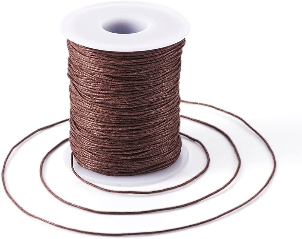 Craftdady 100 Yards 1mm Waxed Cotton Cord Macrame Bracelet Necklace Jewelry Making Waxed Beading ... | Amazon (US)