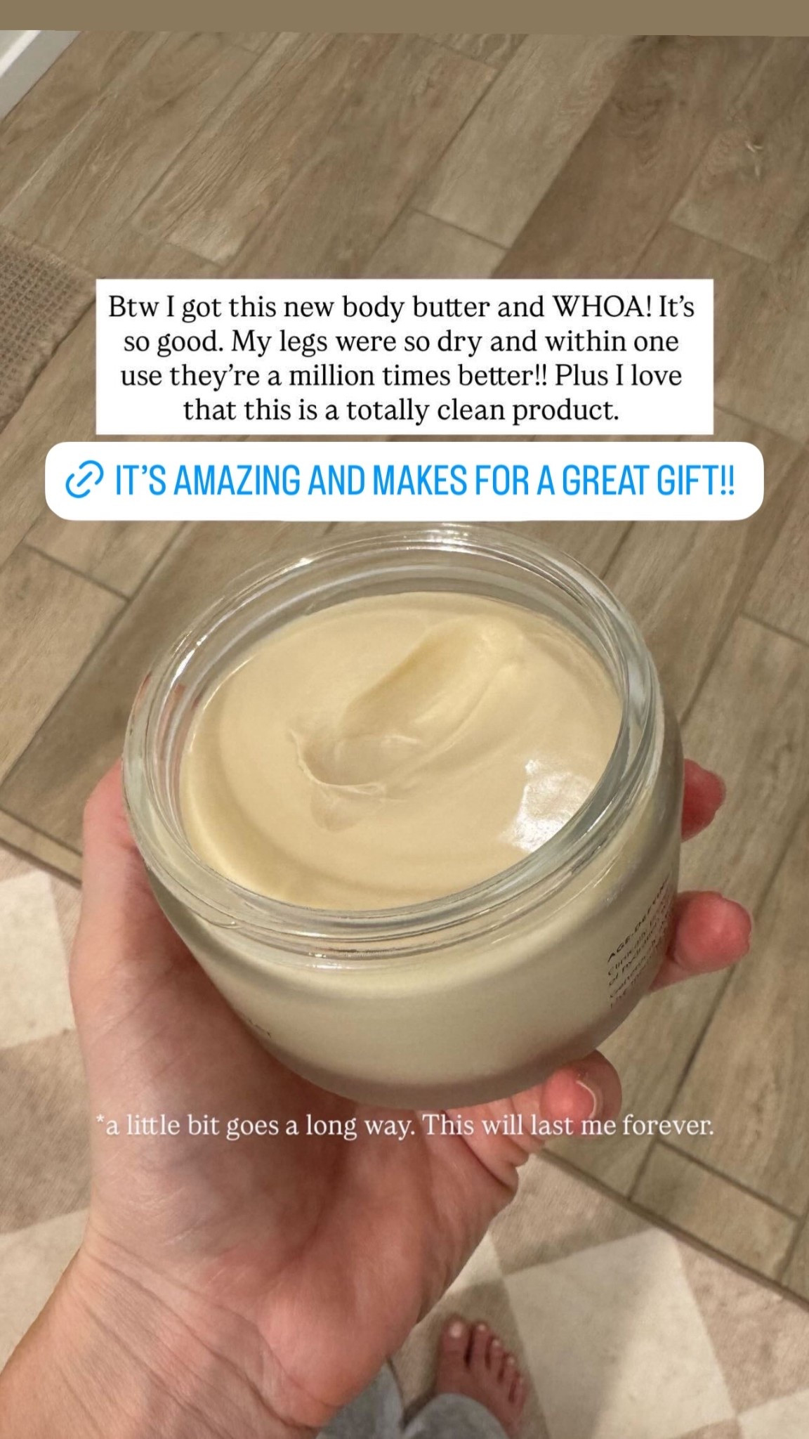 One of my favorite body butters. So hydrating! Would make a great gift too

Body lotion
Body care
OSEA Body butter 

#LTKSaleAlert #LTKHoliday #LTKFindsUnder100
