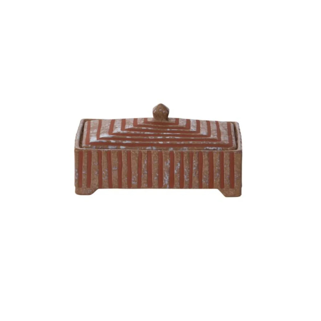 Brown Banda Box | Pink Antlers