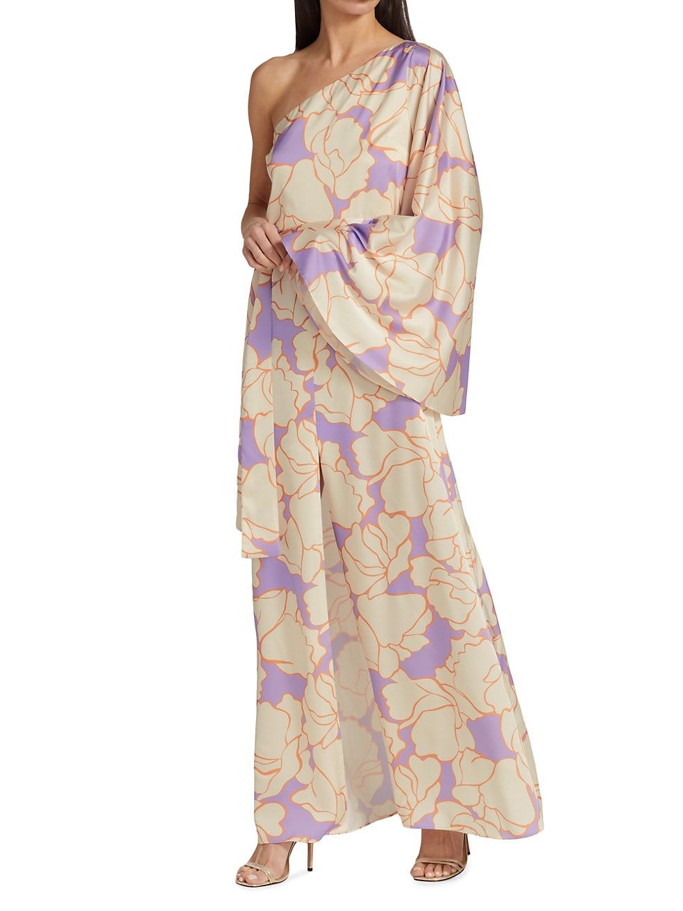 Leonette Asymmetric Floral Dress | Saks Fifth Avenue