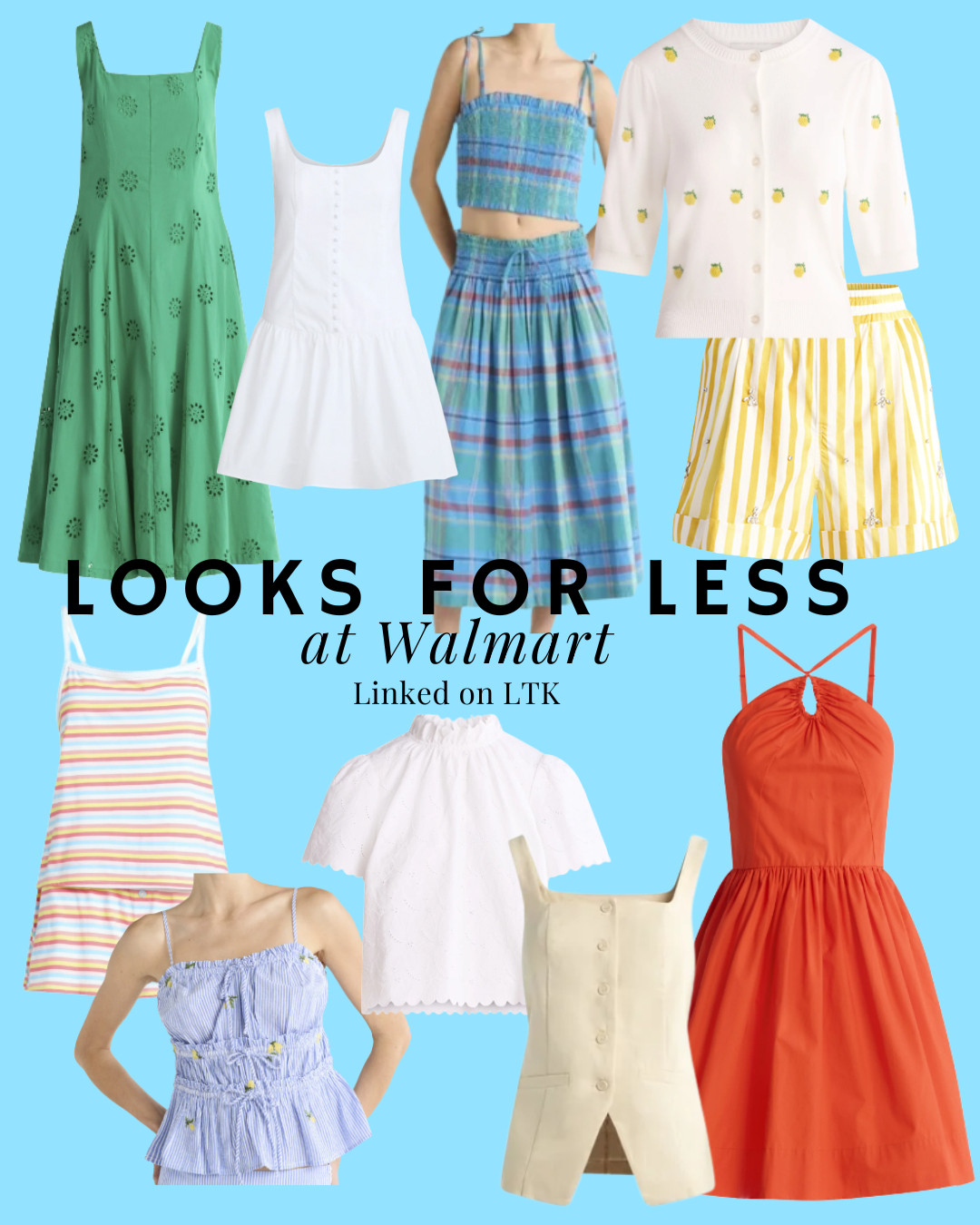 Walmart looks for less! So many cute summer finds! 

 #LTKFindsUnder50 #LTKFindsUnder100 #LTKStyleTip