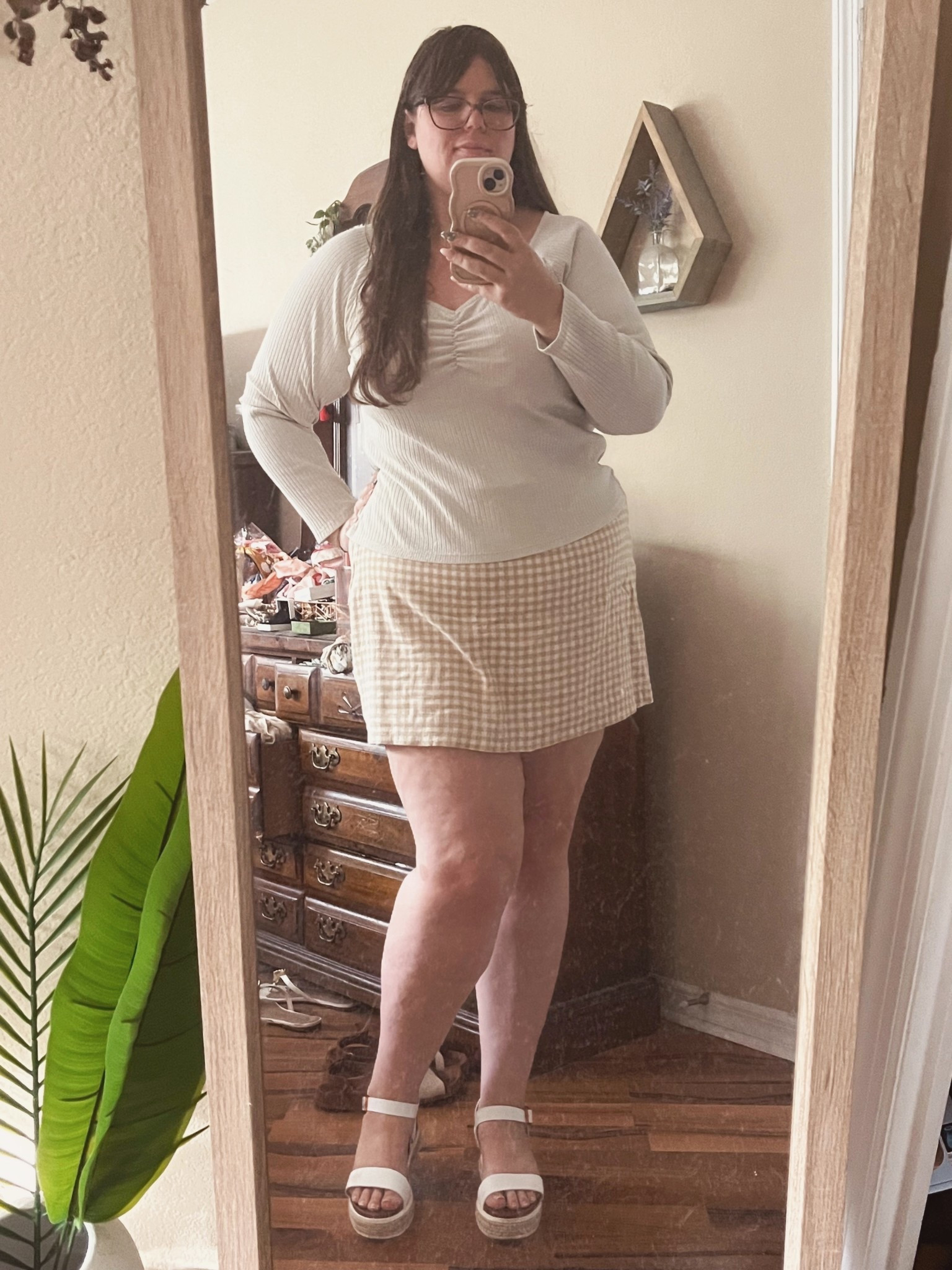 Cutest gingham skort from Abercrombie! Currently on sale 👀 

LTKstyletip / ltkgrwm / LTKsalealert / LTKSeasonal / Abercrombie / Abercrombie & fitch / mini skort / mini skirt / skirt / skort / curvy skirt / curvy skort / spring outfit 2026 / spring outfit / spring outfits / soring fashion / spring fashion 2026 / gingham / gingham skort / gingham skirt / gingham mini skort / gingham mini skirt / long sleeved tee / long sleeved blouse / white platform sandals / sandals / white sandals / spring sandals / Spring sandals 

#LTKMidsize #LTKootd #LTKPlusSize