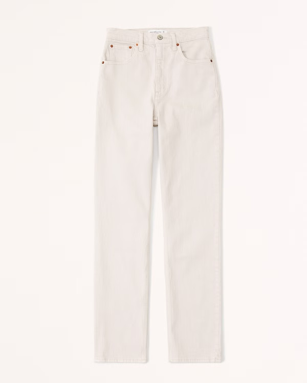 Ultra High Rise 90s Straight Jean | Abercrombie & Fitch (US)