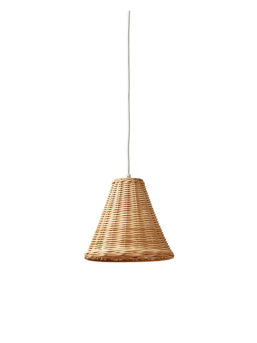 Santa Barbara Rattan Petite Pendant | Serena and Lily
