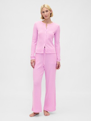 Waffle Wide-Leg PJ Pants | Gap (US)