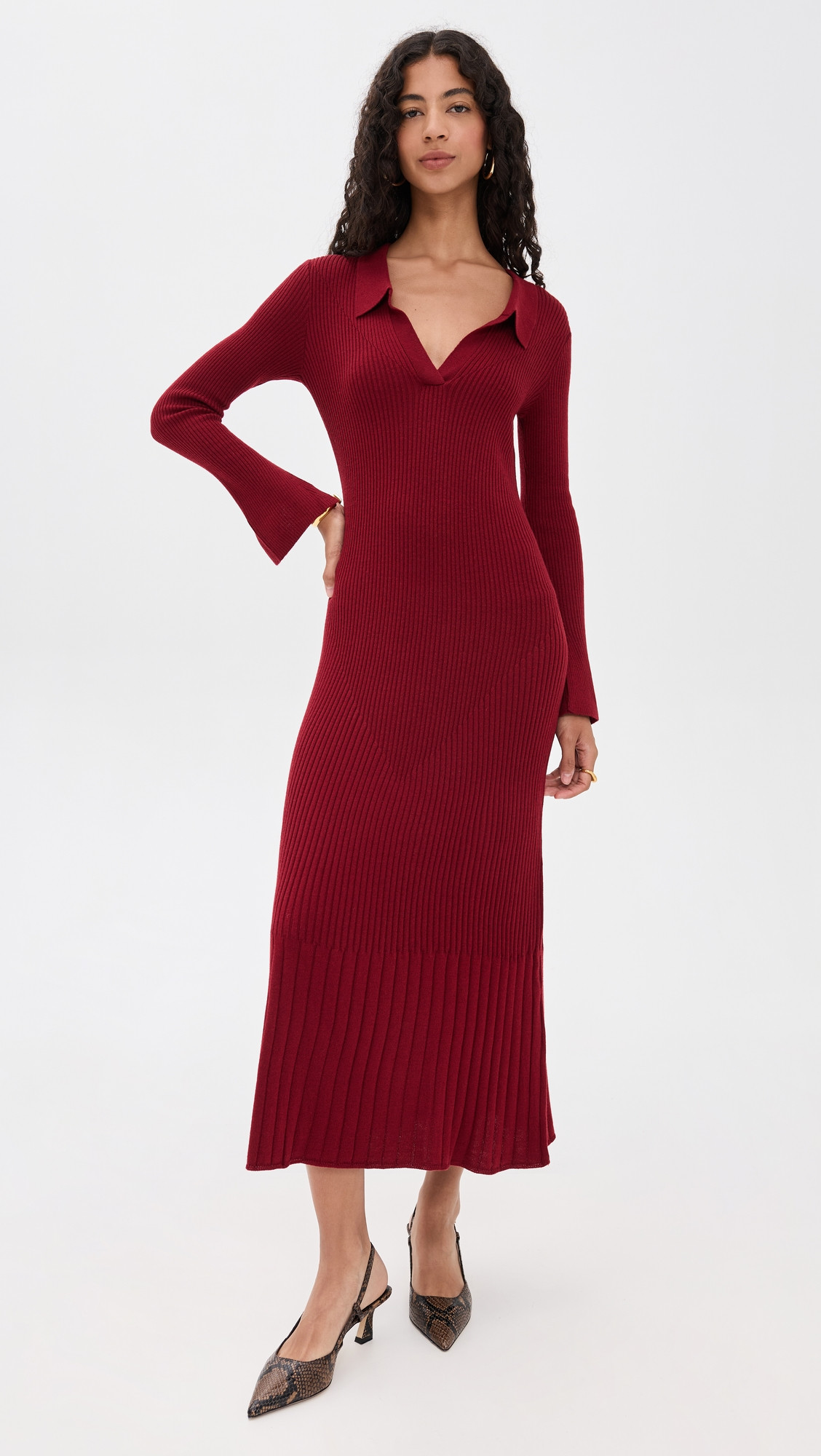 o. p.t Nicole Dress Burgundy S | Shopbop