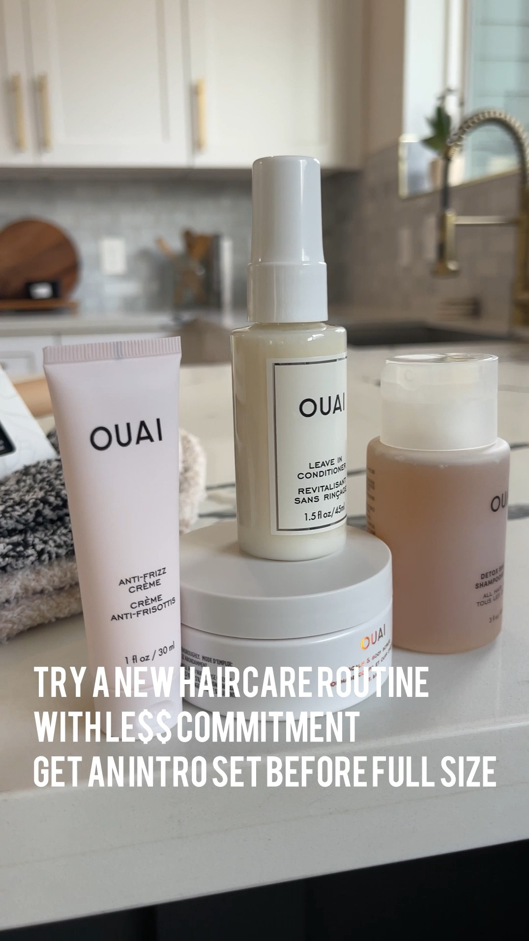 But is it worth it??

New year new you style tip— if you want to makeover your haircare routine (also applies to beauty and skincare routines) start with an intro set or holiday gift set that gives you trial / travel / mini sized versions of the higher end products you’re curious about in slightly smaller bottles. Personally I love a good leave-in hair treatment! 

💰 This helps you save money, not purchasing full size products until you know that you love them! 

What’s in this travel sized Ouai hair care kit:
• Leave in conditioner
• anti-frizz cream
• body and scalp scrub 
• Detox shampoo for all hair types

I’ve also linked the mini size bottles that are also sold individually, as well as other *worth trying* haircare sets 

#LTKBeauty #LTKStyleTip #LTKFindsUnder50