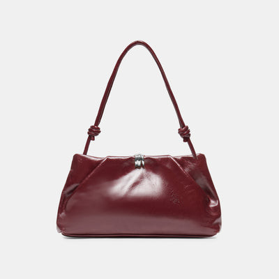 Ravel Shoulder Bag in Oxblood Patent Leather By Dolce Vita | DolceVita.com