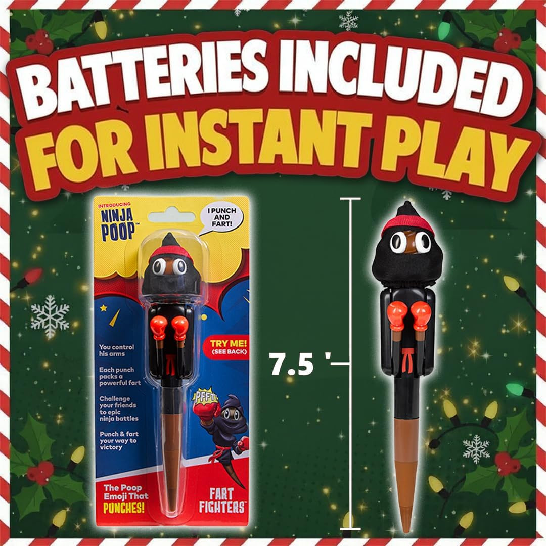 Farting Poop Pen with Punching Arms - Funny Stocking Stuffers for Teens, Boys & Kids of All Ages ... | Amazon (US)