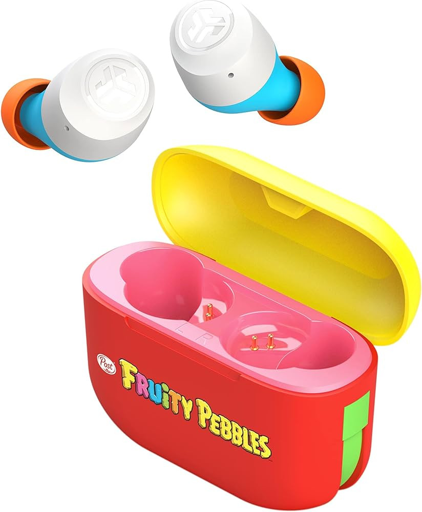 JLab Go Air Pop True Wireless Bluetooth Earbuds & Charging Case, Fruity Pebbles, Dual Connect, IP... | Amazon (US)