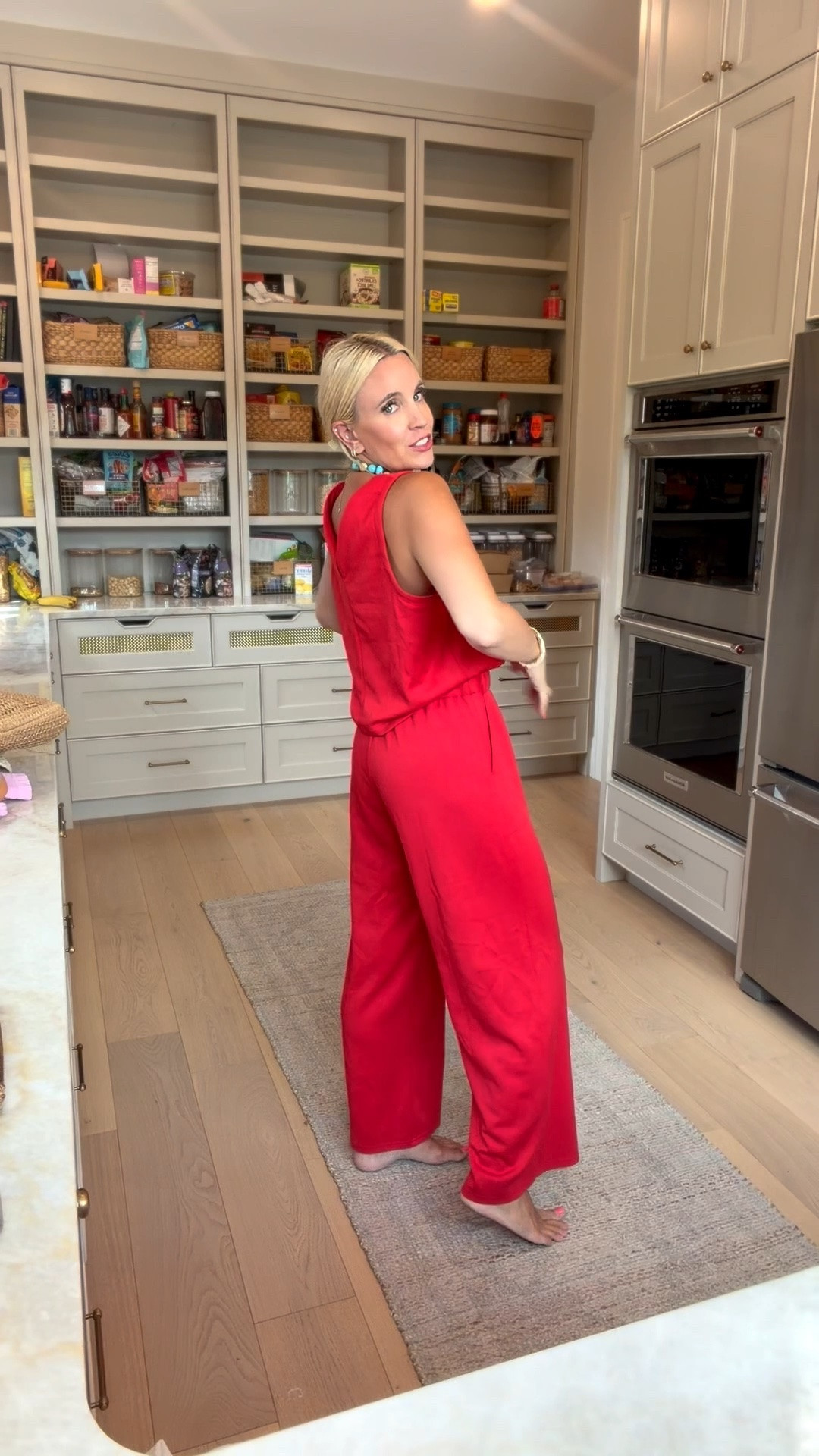 Here is that same jumpsuit on! Size M

#LTKootd #LTKgrwm #LTKmomlife