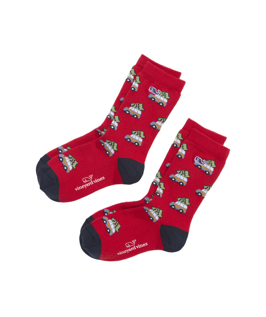 OUTLET Boys' Woody & Tree Icon Socks | vineyard vines