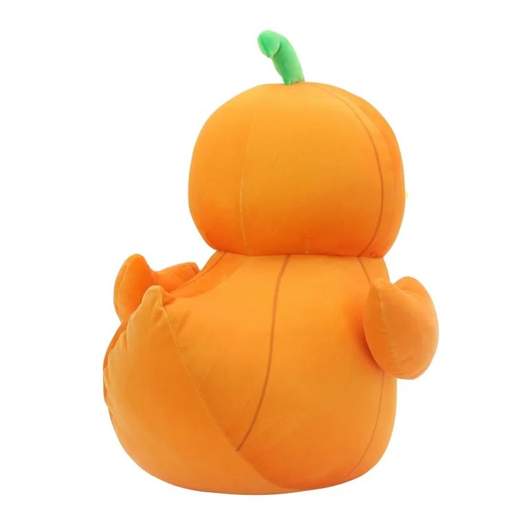 Halloween Jumbo Orange Pumpkin Rubber Duck Plush, 23 in, by Way To Celebrate - Walmart.com | Walmart (US)