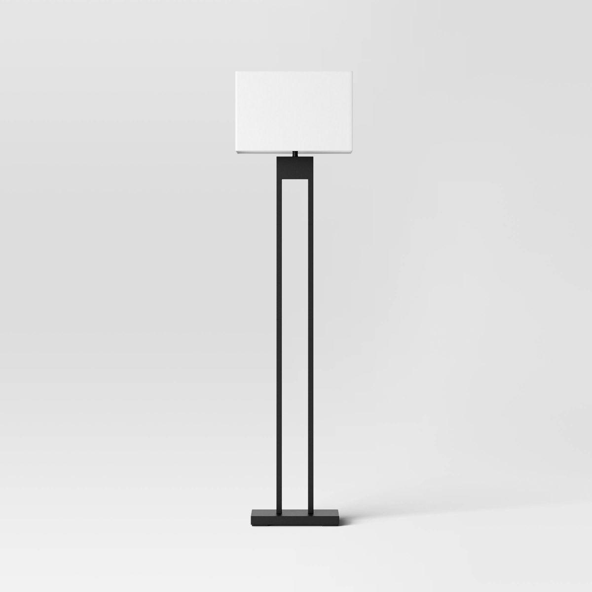 Weston Window Pane Floor Lamp Black - Threshold™ | Target