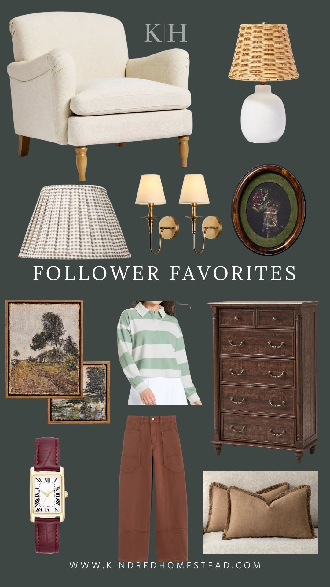✨ Follower Favorites ✨
The pieces you’ve been loving most lately — a mix of cozy home finds, timeless wardrobe staples, and everyday style essentials that make life feel a little more beautiful. From layered textures and neutral tones to soft knits and statement accents, these are the tried-and-true picks you all keep coming back to. 💛

Tap to shop your favorites for home + style and see what’s trending this month!

#TessaKirby #KindredHomestead #LTKHome #LTKStyle #FallStyleFavorites #HomeDecorFinds #NeutralHome #CozyStyle #AmazonFinds #FollowerFavorites

#LTKHome #LTKStyleTip