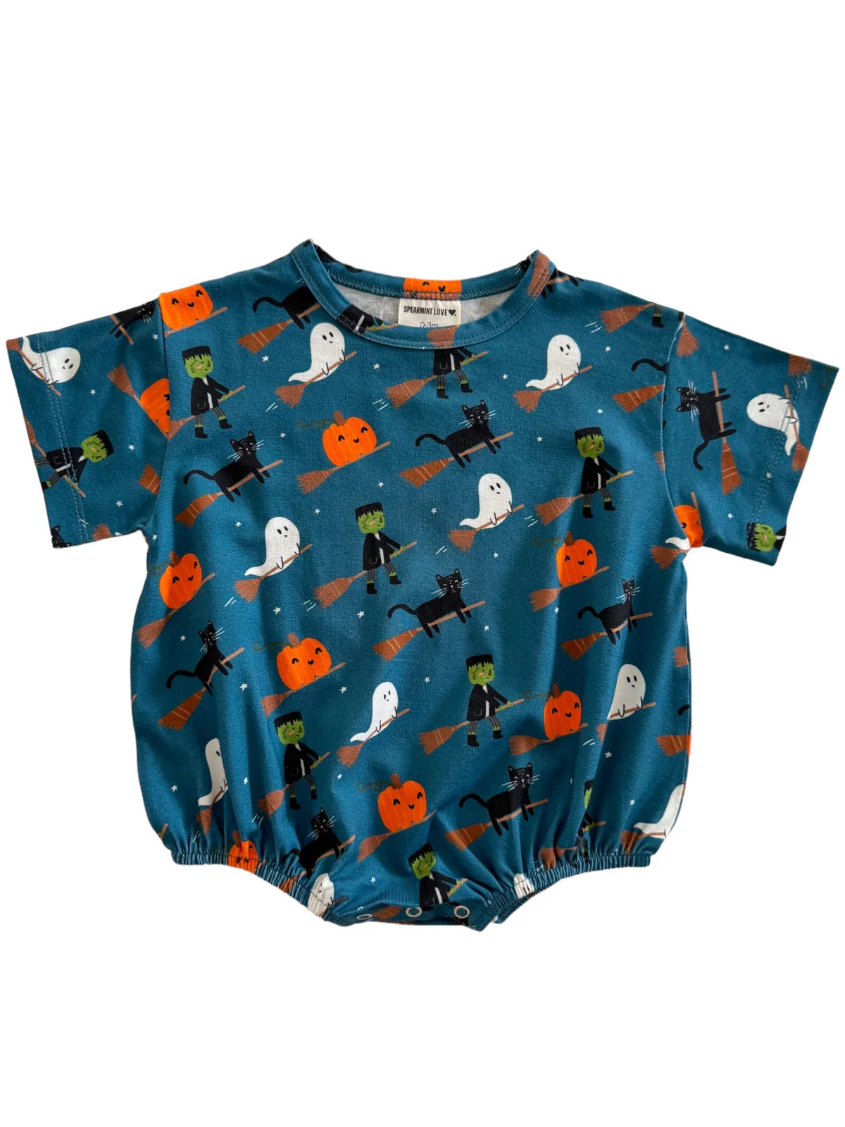 T-Shirt Bubble, Broomstick Friends Midnight | SpearmintLOVE