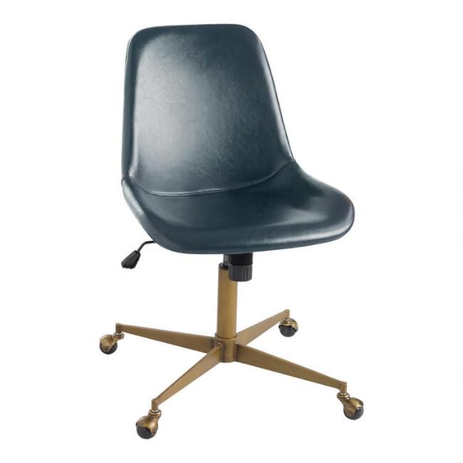 Bi Cast Leather Molded Tyler Office Chair | World Market